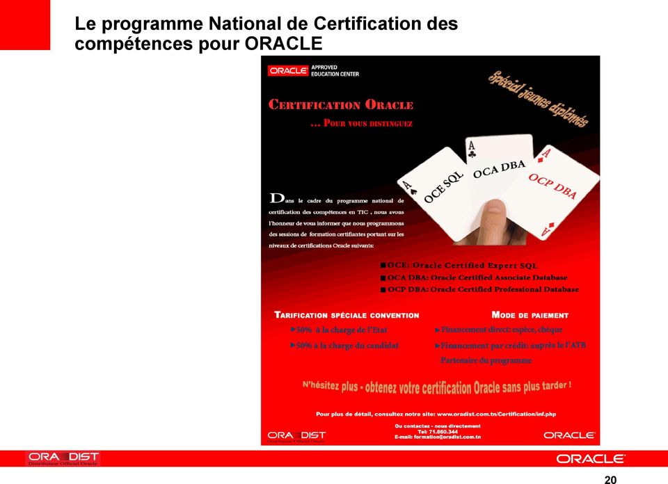 Certification des