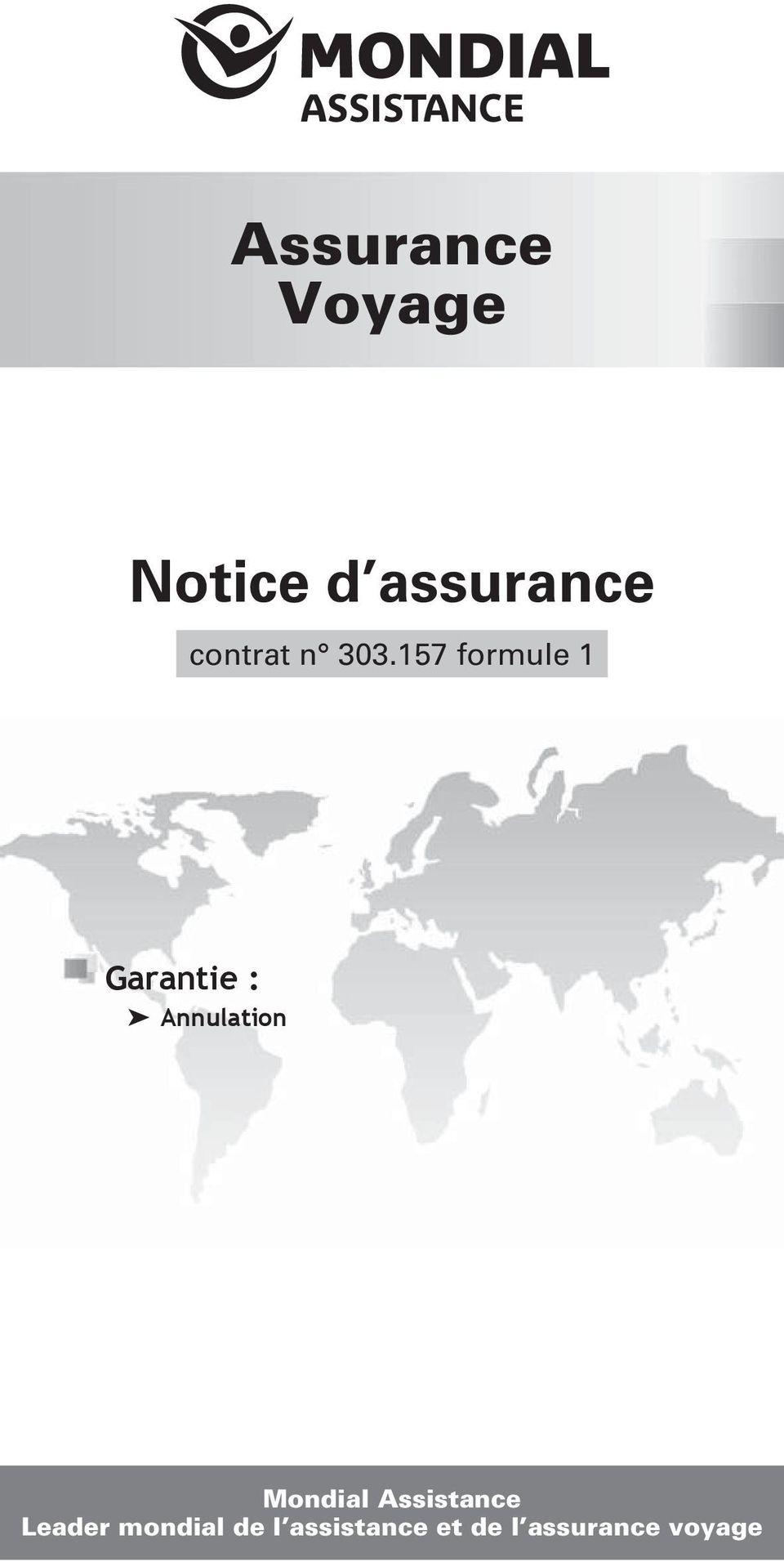 157 formule 1 Garantie : Annulation