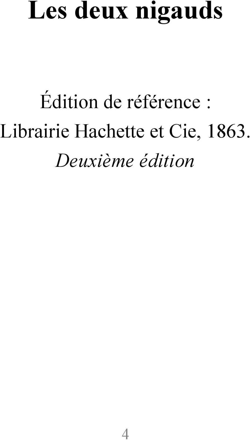 Librairie Hachette et
