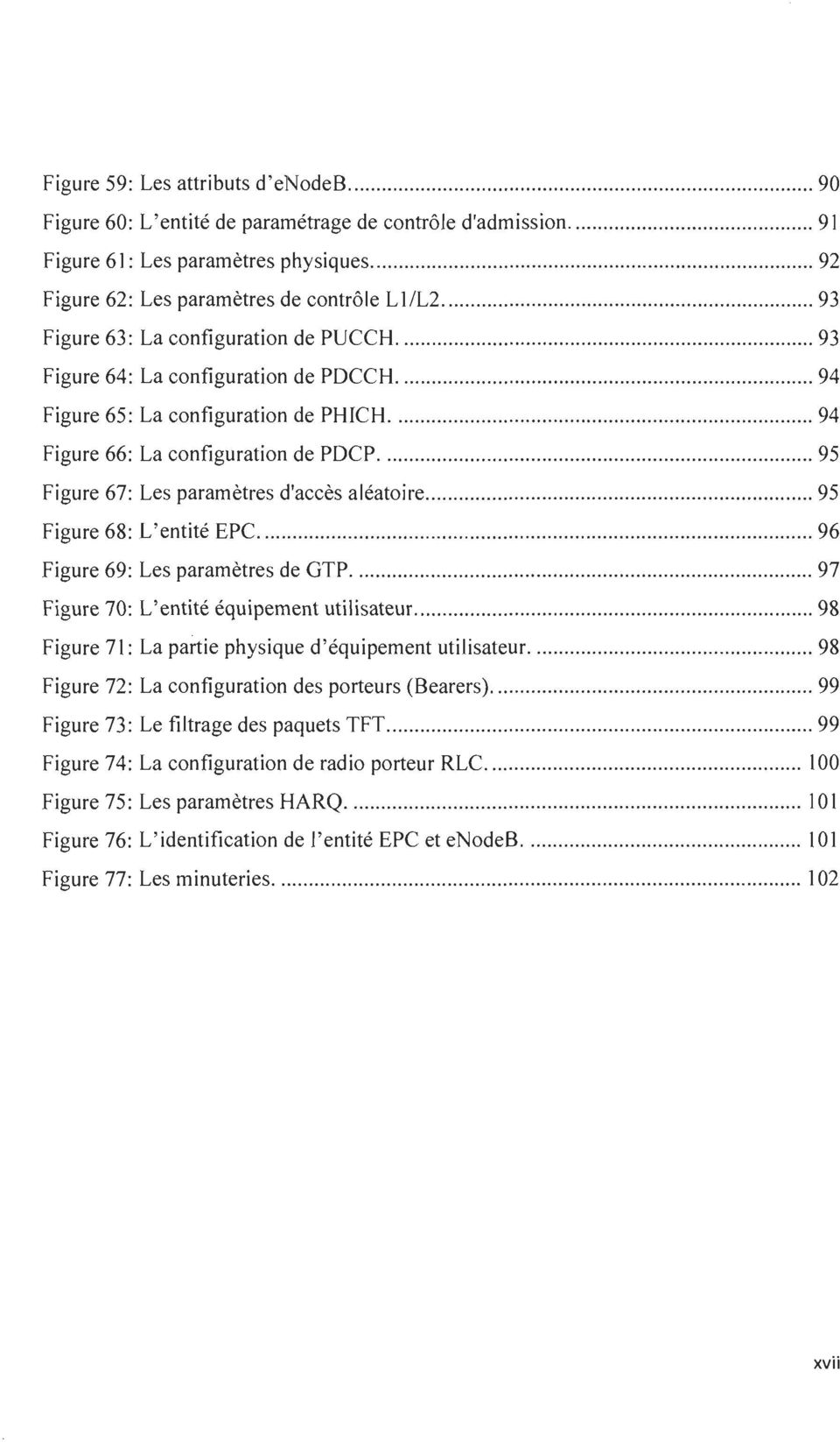 ... 95 Figure 67: Les paramètres d'accès aléatoire... 95 Figure 68: L' entité EPC... 96 Figure 69: Les paramètres de GTP... 97 Figure 70: L'entité équipement utilisateur.