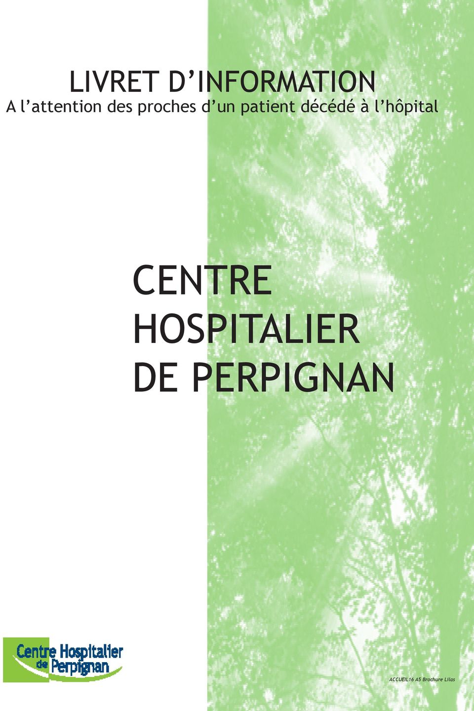 l hôpital CENTRE HOSPITALIER DE