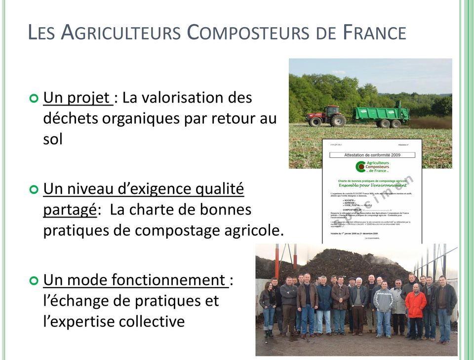 partagé: La charte de bonnes pratiques de compostage agricole.