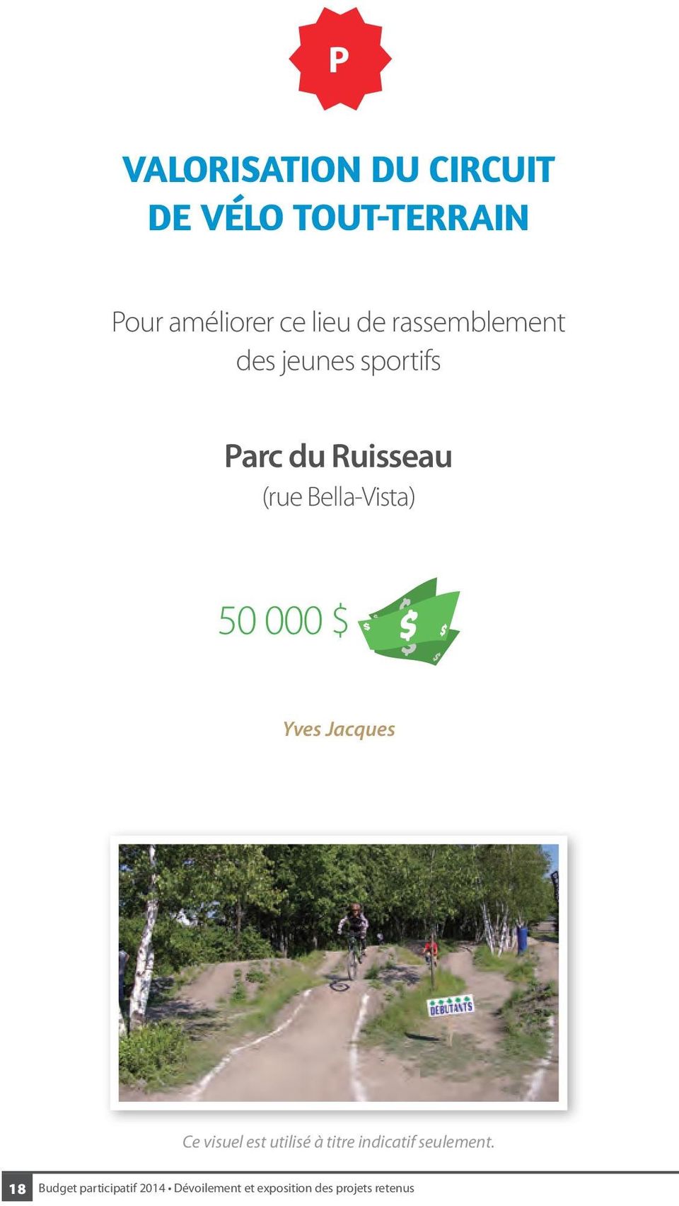 du Ruisseau (rue Bella-Vista) 50 000 $ Yves Jacques 18