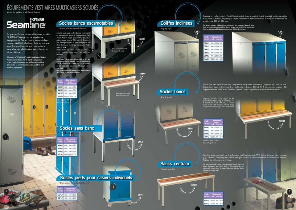 many SEAMLINE items. Bench welded stands, multi-tiered retractablelockers accessories not, angled to complement roofs and central innovative, benches robust are ideal aesthetic equipment.