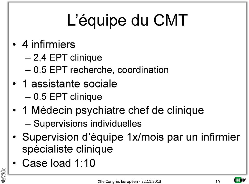 5 EPT clinique 1 Médecin psychiatre chef de clinique Supervisions