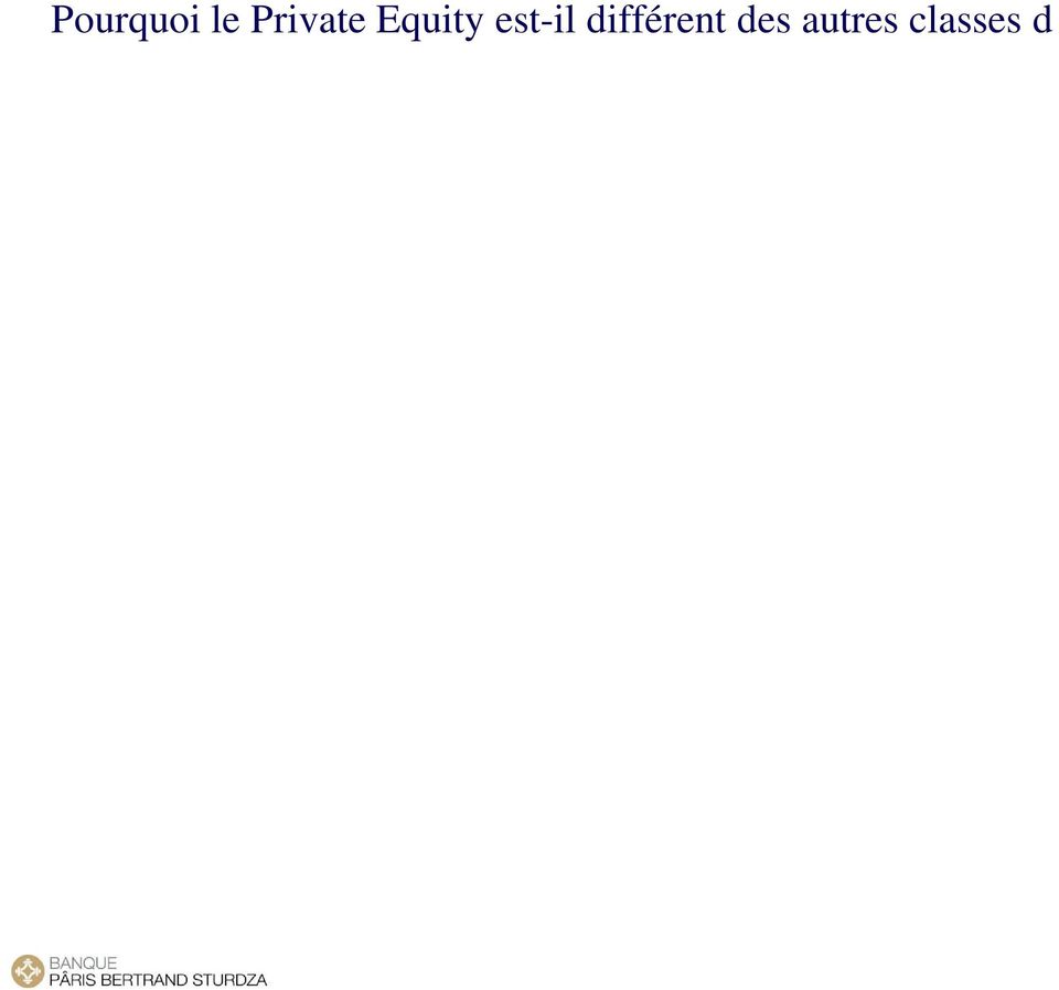 Les leviers de création de valeur du Private Equity vs Marchés cotés Private Equity Marchés cotés 1. Processus d investissement négocié. Due diligence approfondi.
