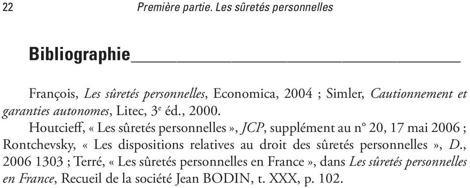 garanties autonomes, Litec, 3 e éd., 2000.