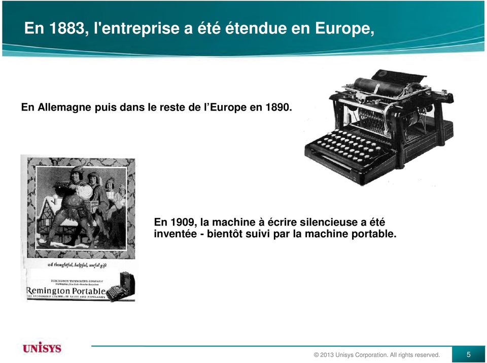 En 1909, la machine à écrire silencieuse a été inventée -