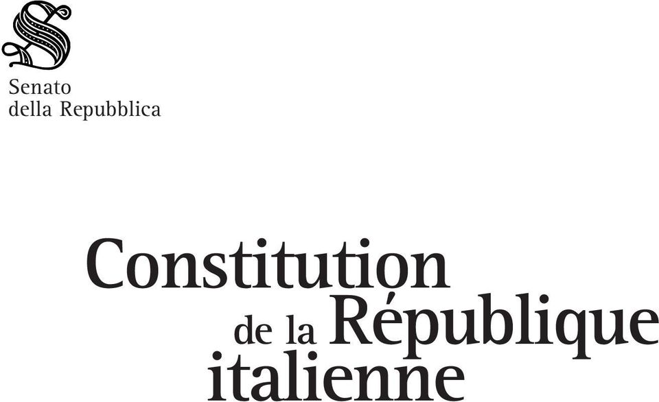Constitution de