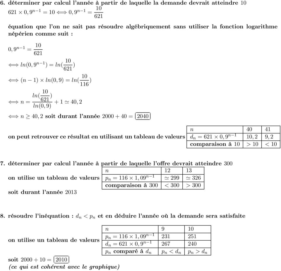 exercices suites arithmГ©tico- gГ©omГ©triques terminale es pdf