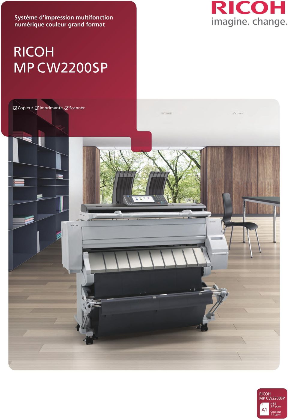 CW2200SP Copieur Imprimante Scanner