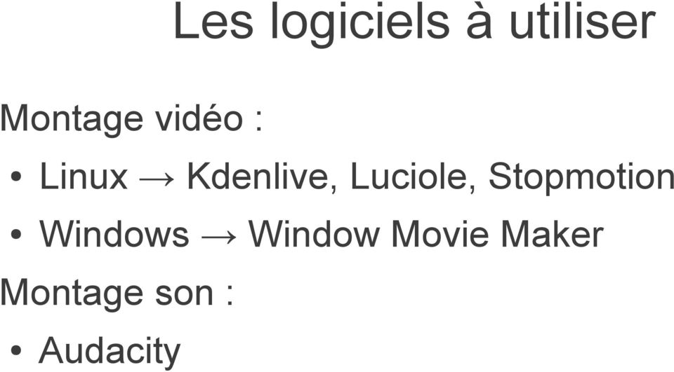 Luciole, Stopmotion Windows