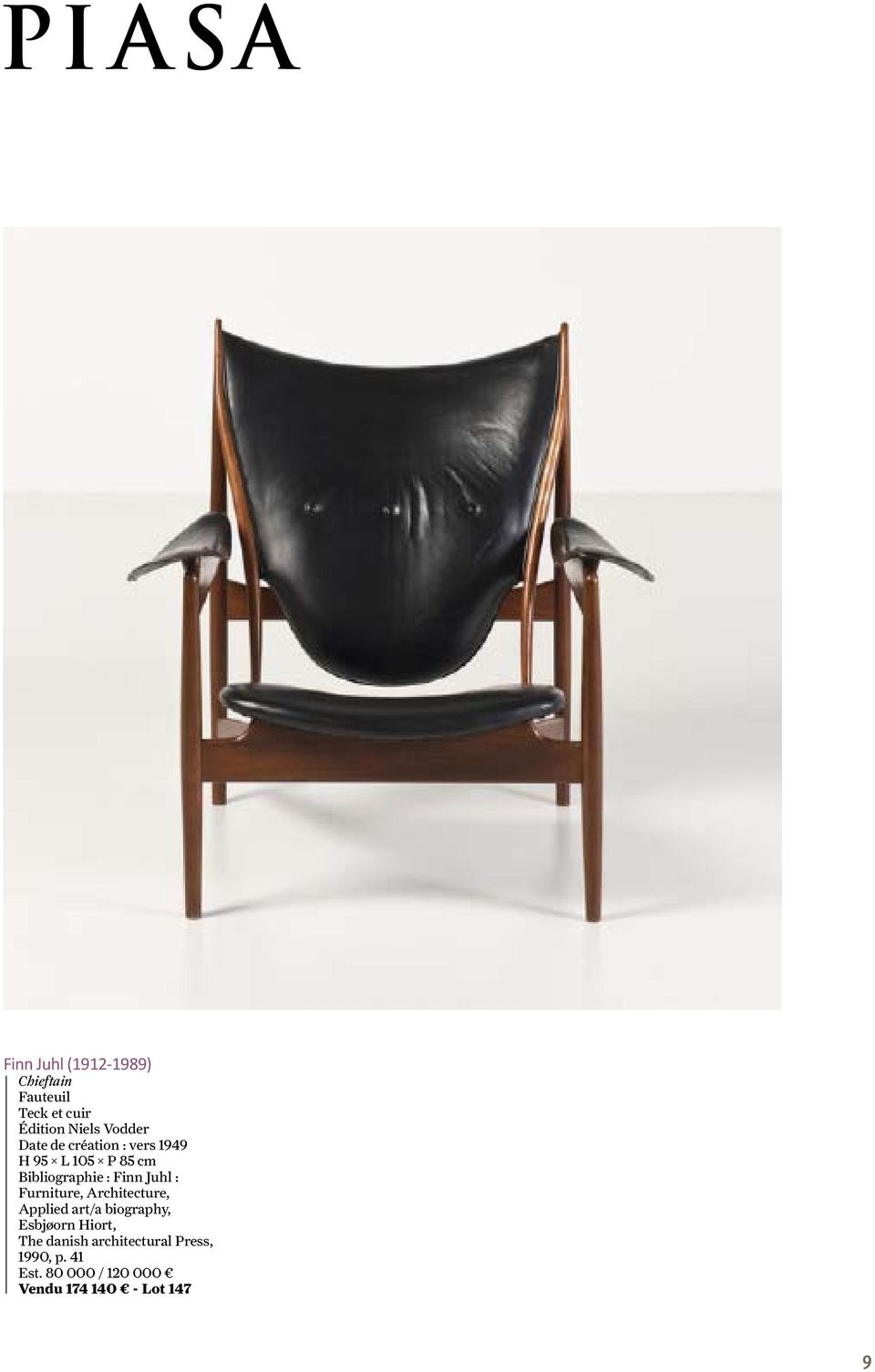 Furniture, Architecture, Applied art/a biography, Esbjøorn Hiort, The danish
