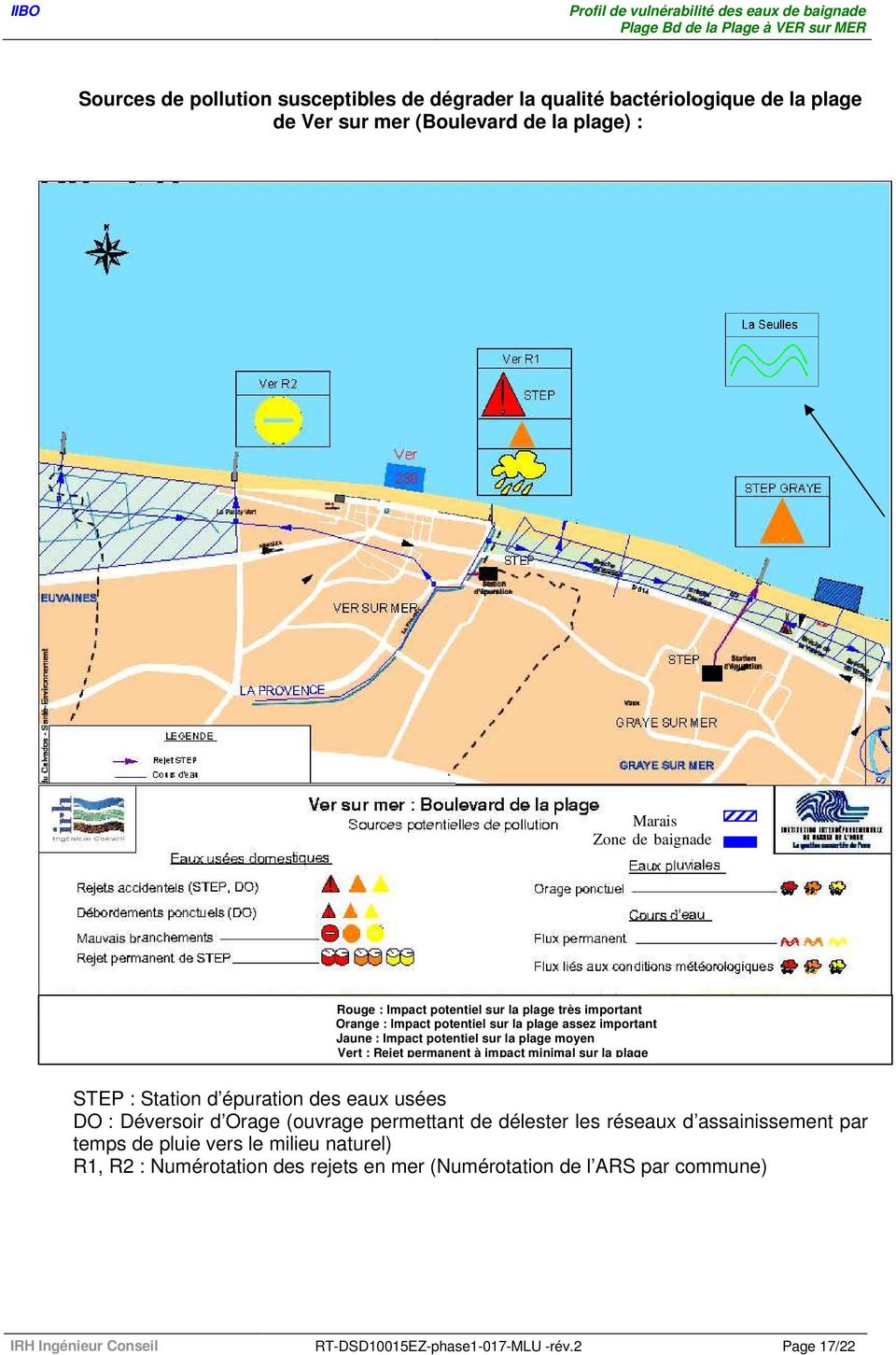 impact minimal sur la plage STEP : Station d épuration des eaux usées DO : Déversoir d Orage (ouvrage permettant de délester les réseaux d assainissement par temps de