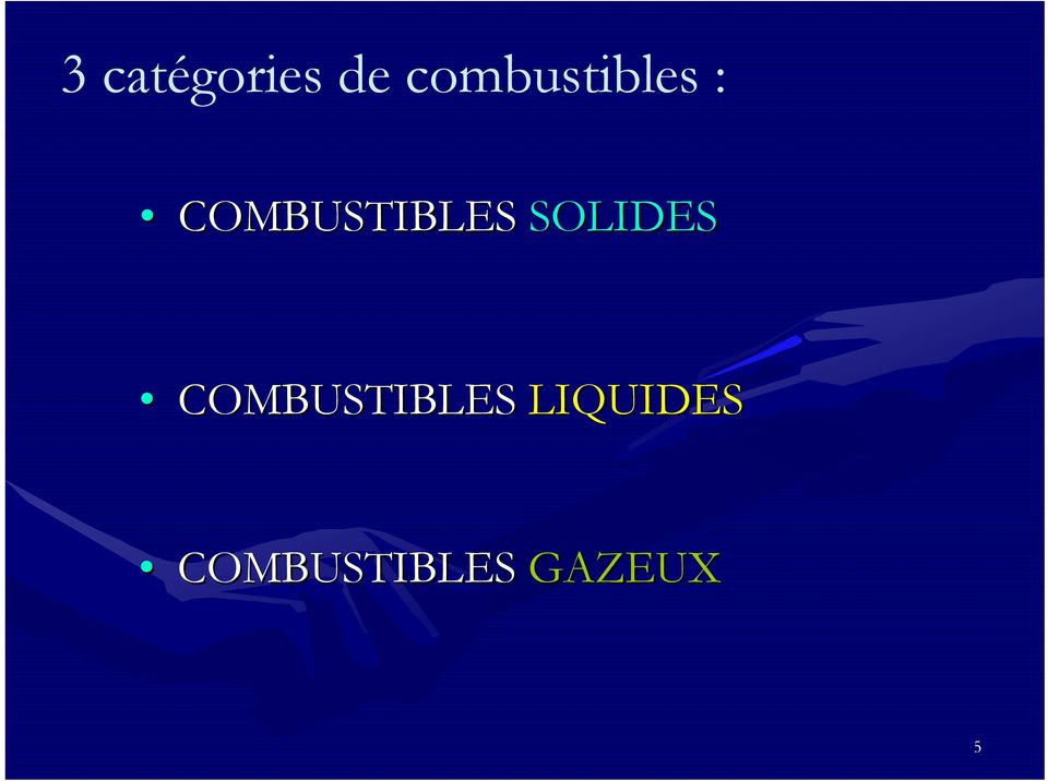 COMBUSTIBLES SOLIDES