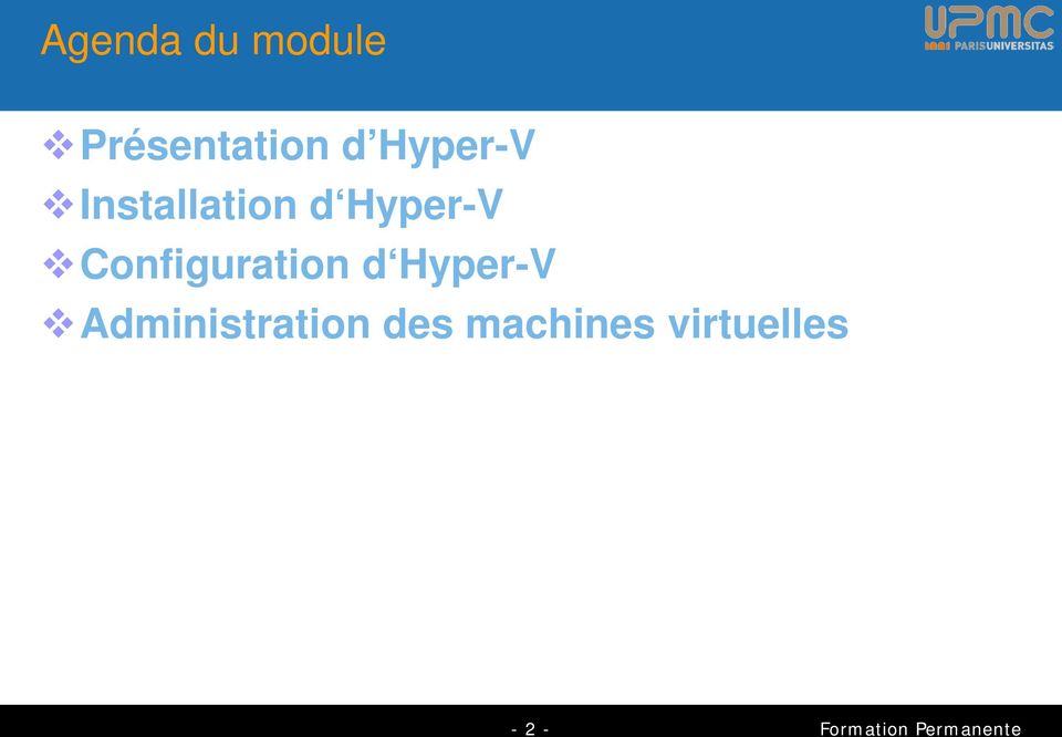 Configuration d Hyper-V