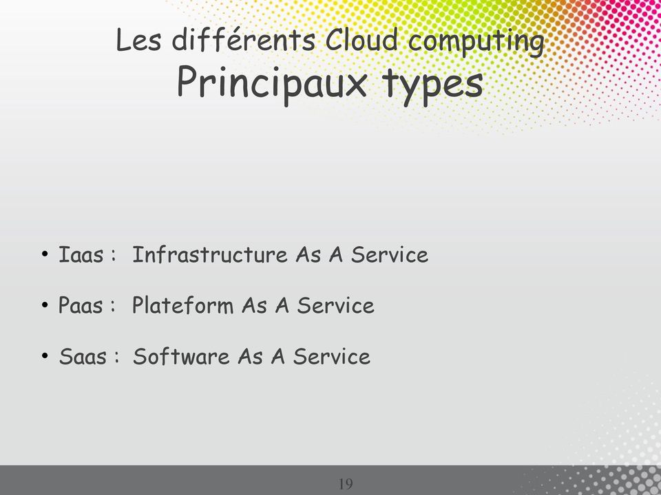 Infrastructure As A Service Paas :