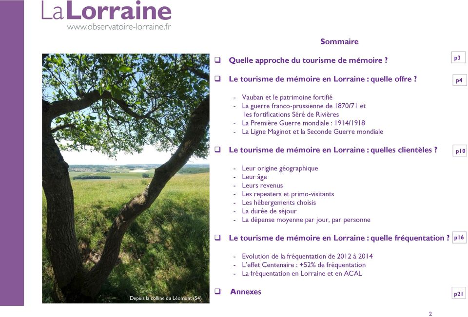 Guerre mondiale Le tourisme de mémoire en Lorraine : quelles clientèles?