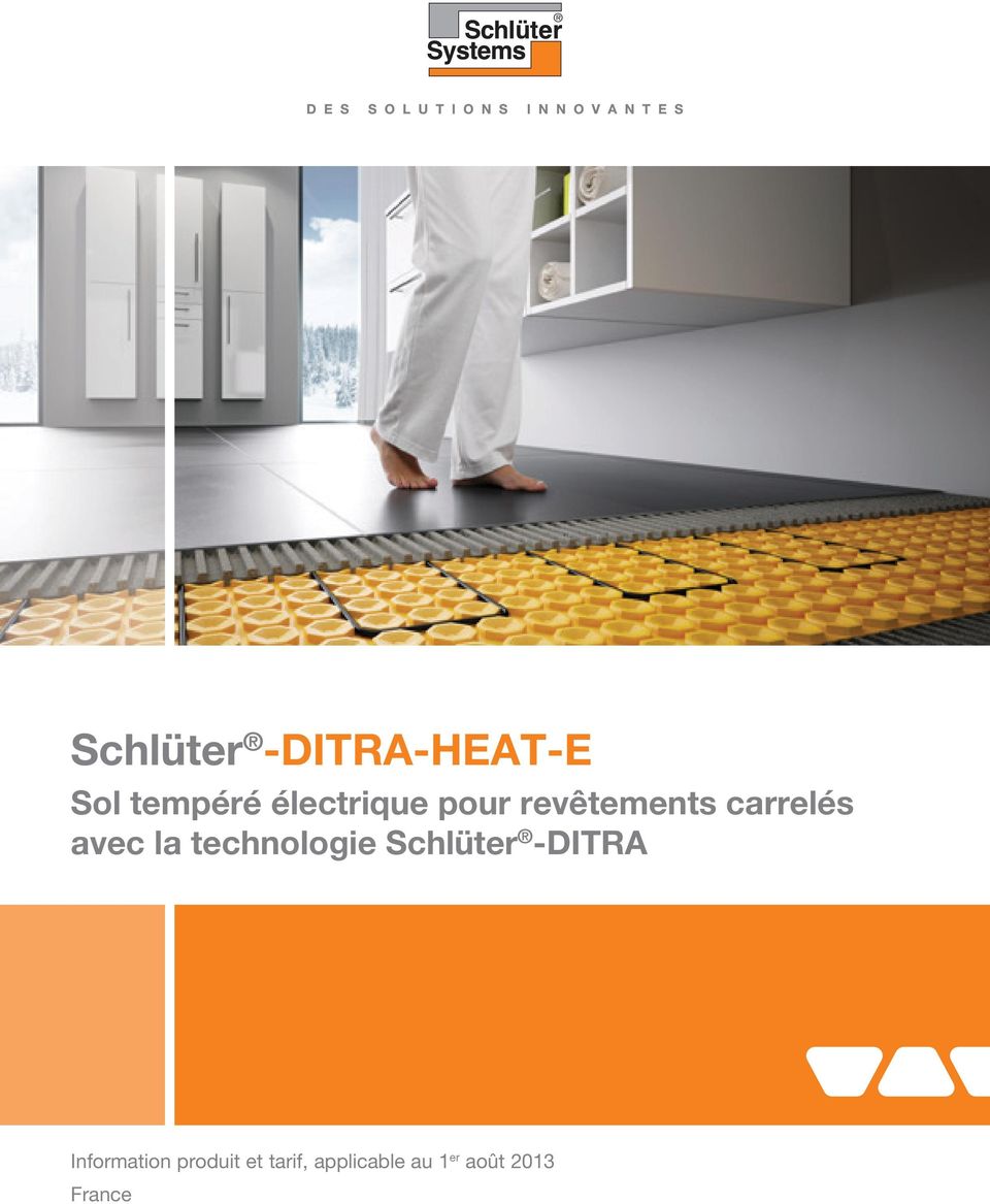 la technologie Schlüter -DITRA Information