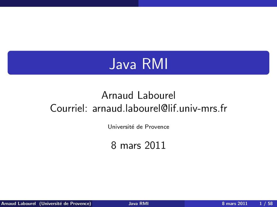 fr Université de Provence 8 mars 2011