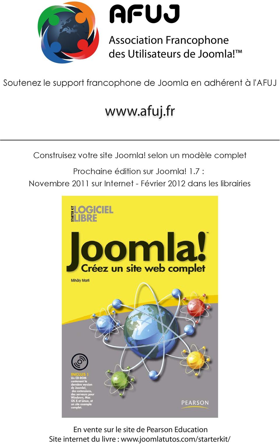 selon un modèle complet Prochaine édition sur Joomla! 1.