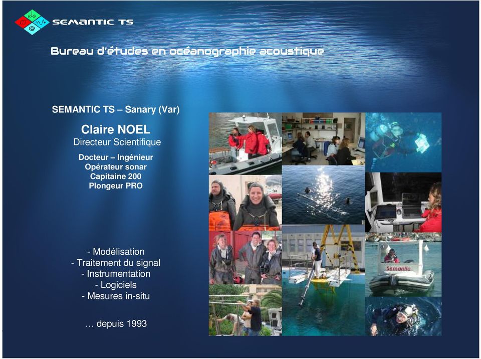 Opérateur sonar Capitaine 200 Plongeur PRO - Modélisation -