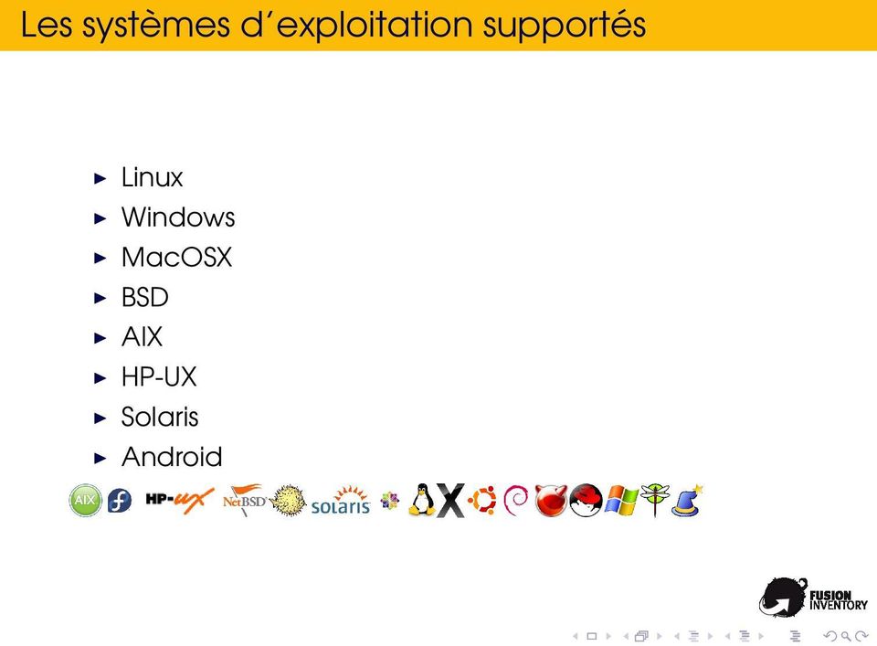 supportés Linux