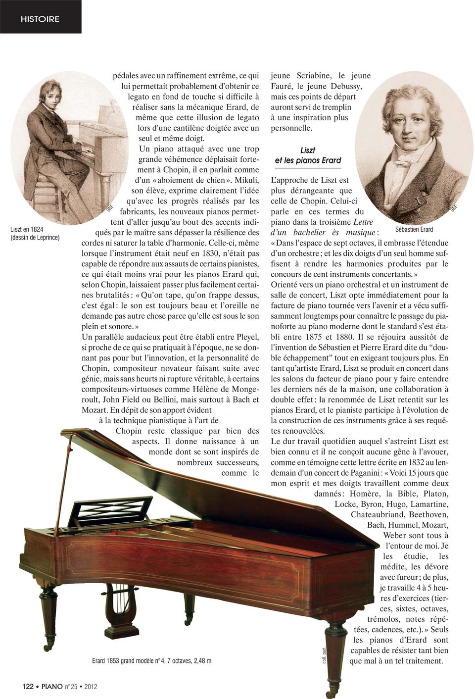 Un piano attaqué avec une trop grande véhémence déplaisait fortement à Chopin, il en parlait comme d un «aboiement de chien».