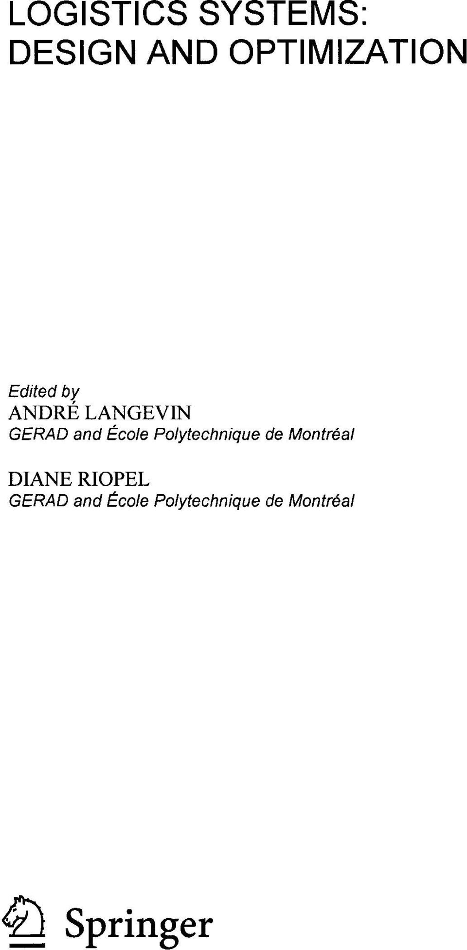 Polytechnique de Montreal DIANE RIOPEL