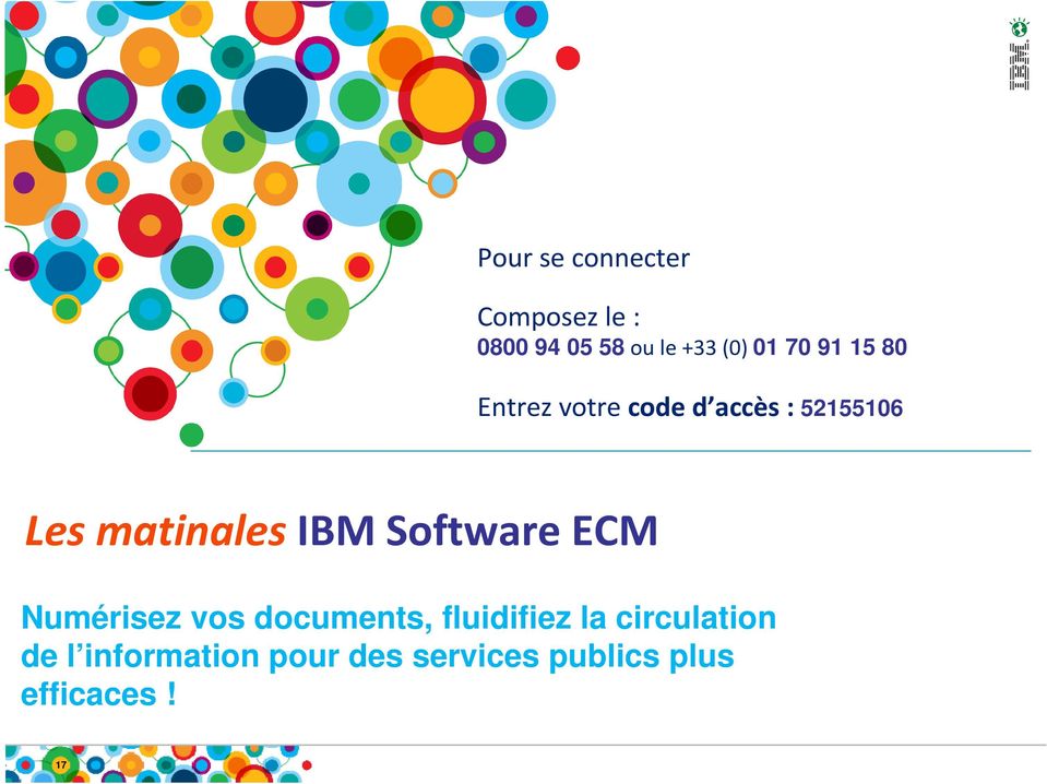 IBM Software ECM Numérisez vos documents, fluidifiez la