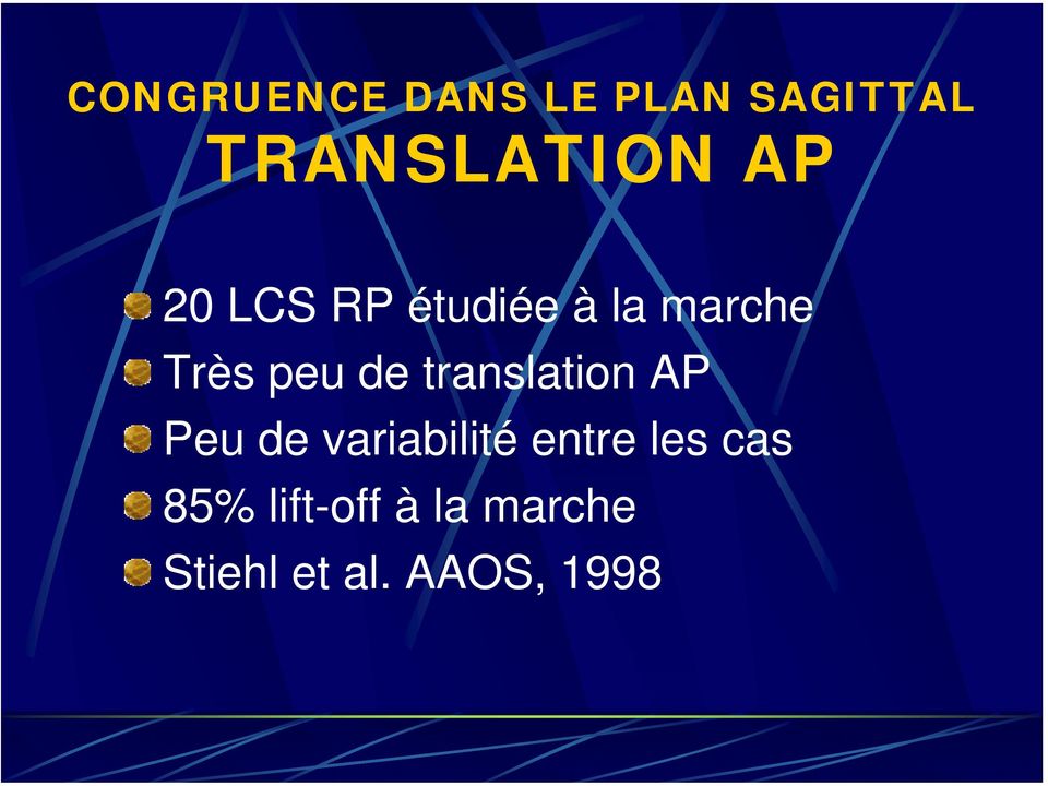 translation AP Peu de variabilité entre les