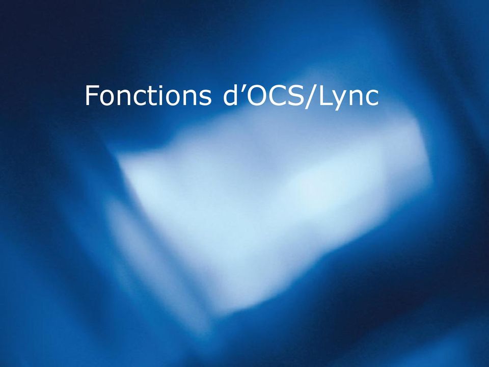 OCS/Lync