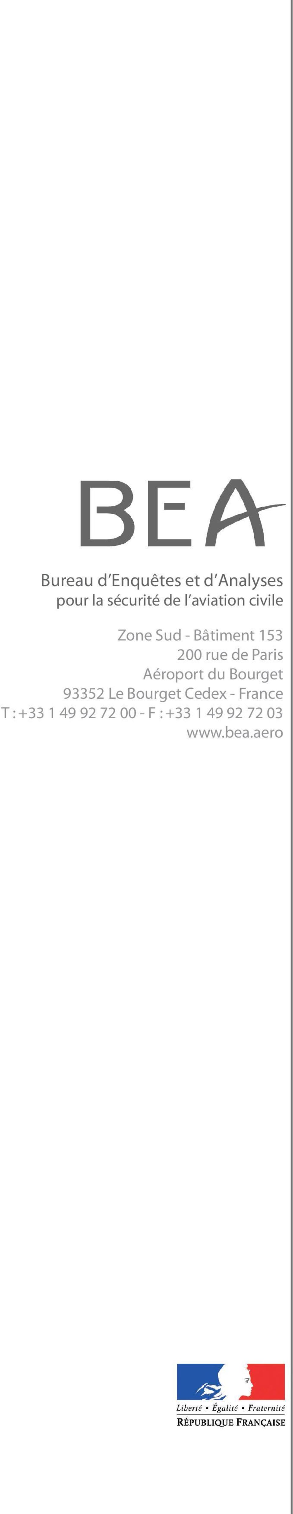Paris Aéroport du Bourget 93352 Le Bourget Cedex -