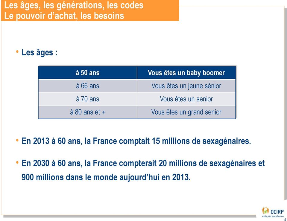 êtes un grand senior En 2013 à 60 ans, la France comptait 15 millions de sexagénaires.