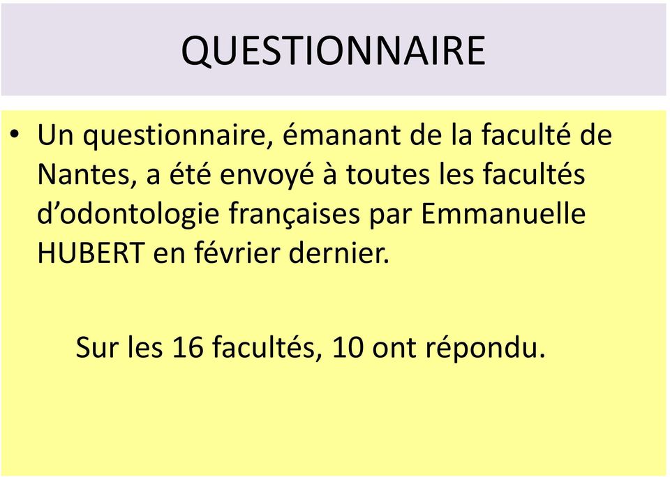 facultés d odontologie françaises par Emmanuelle