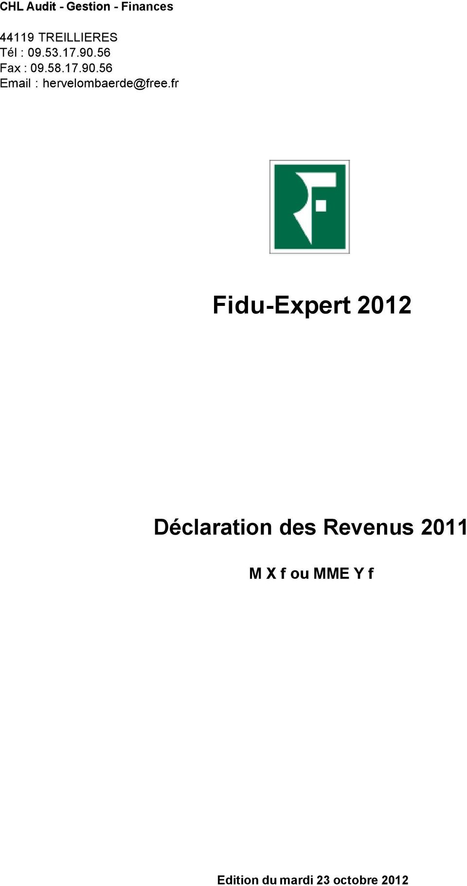 fr Fidu-Expert 212 Déclaration des Revenus 211 M X f