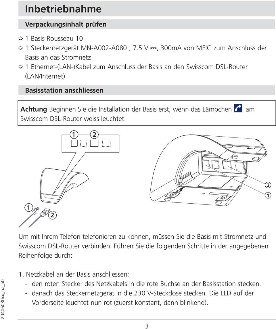 Rousseau 10. Bedienungsanleitung Mode d emploi Istruzioni per l uso - PDF  Téléchargement Gratuit