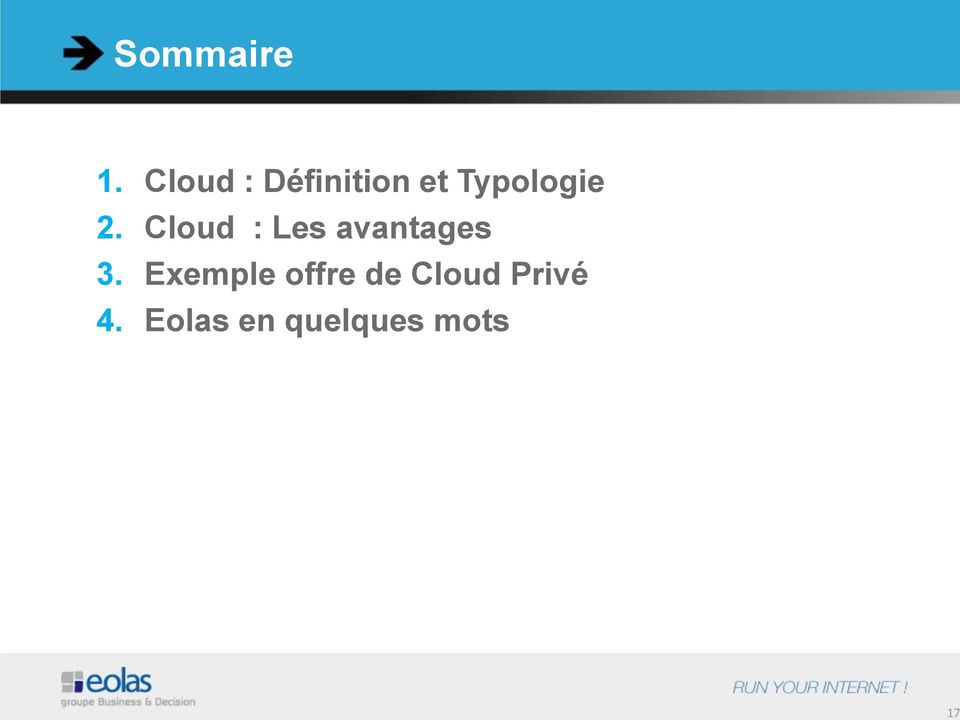 Cloud : Les avantages 3.