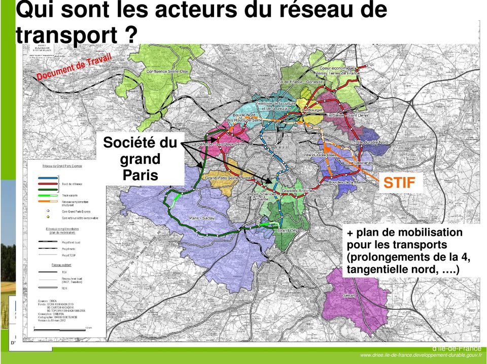 Société du grand Paris STIF + plan de