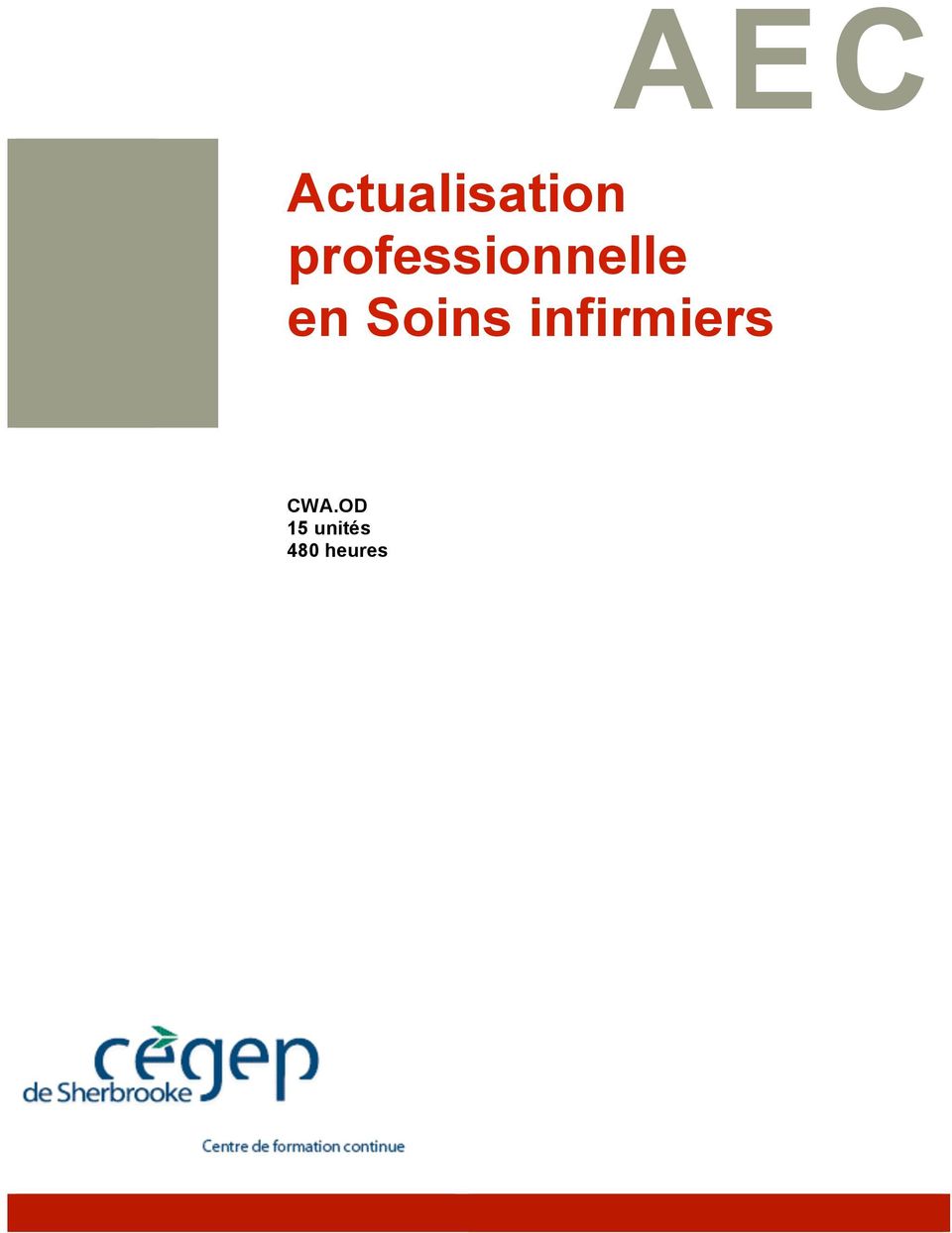 Soins infirmiers CWA.
