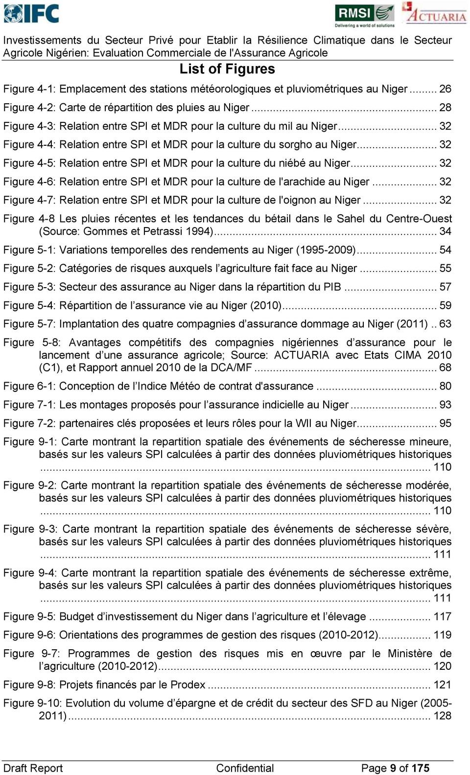 .. 32 Figure 4-5: Relation entre SPI et MDR pour la culture du niébé au Niger... 32 Figure 4-6: Relation entre SPI et MDR pour la culture de l'arachide au Niger.