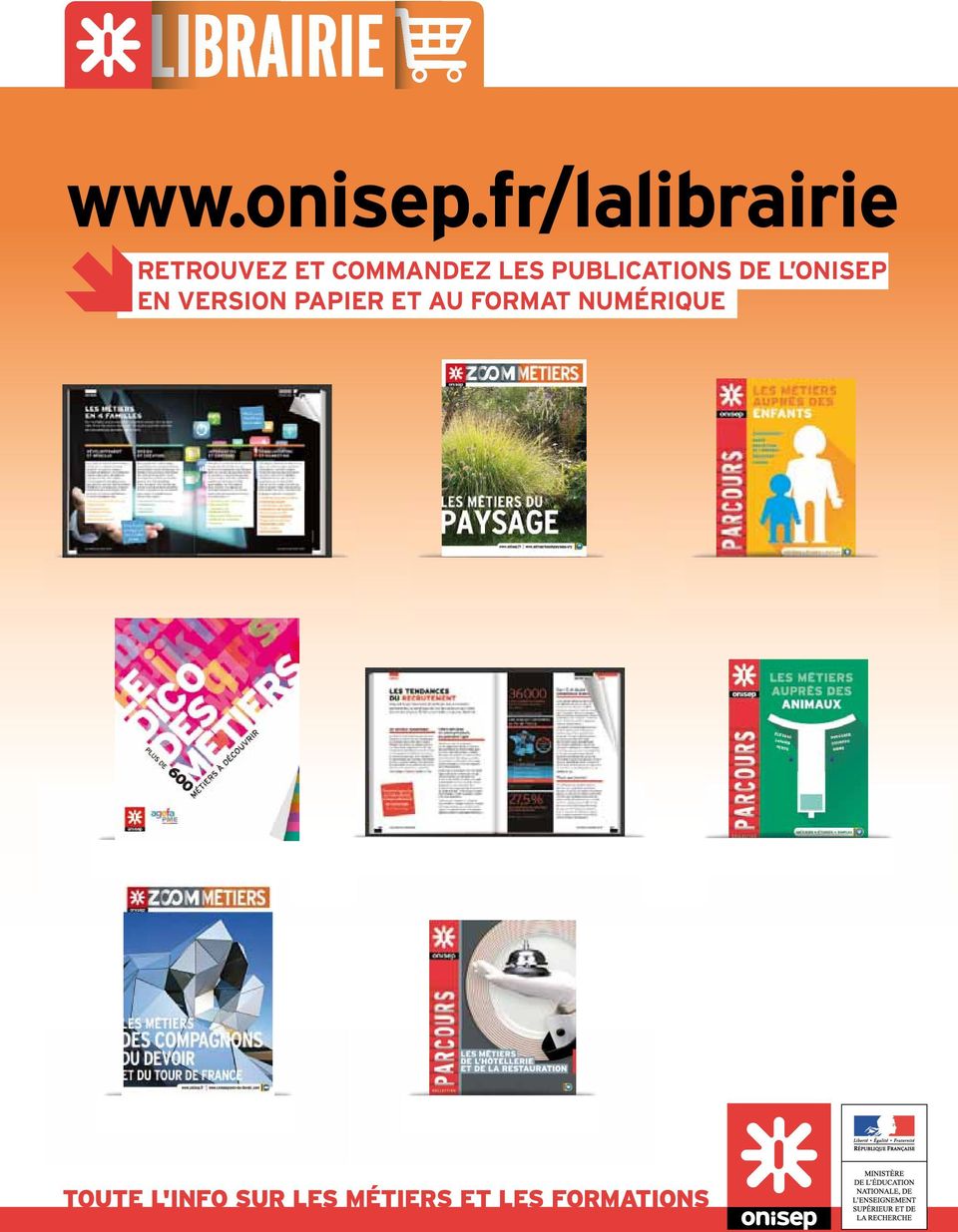 PUBLICATIONS DE L ONISEP EN VERSION PAPIER