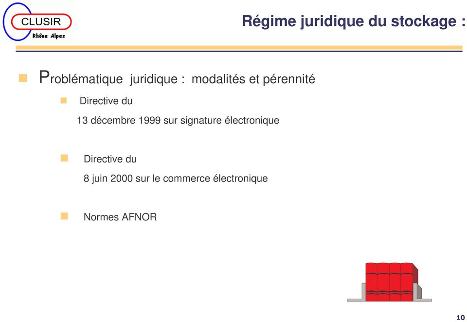 décembre 1999 sur signature électronique Directive