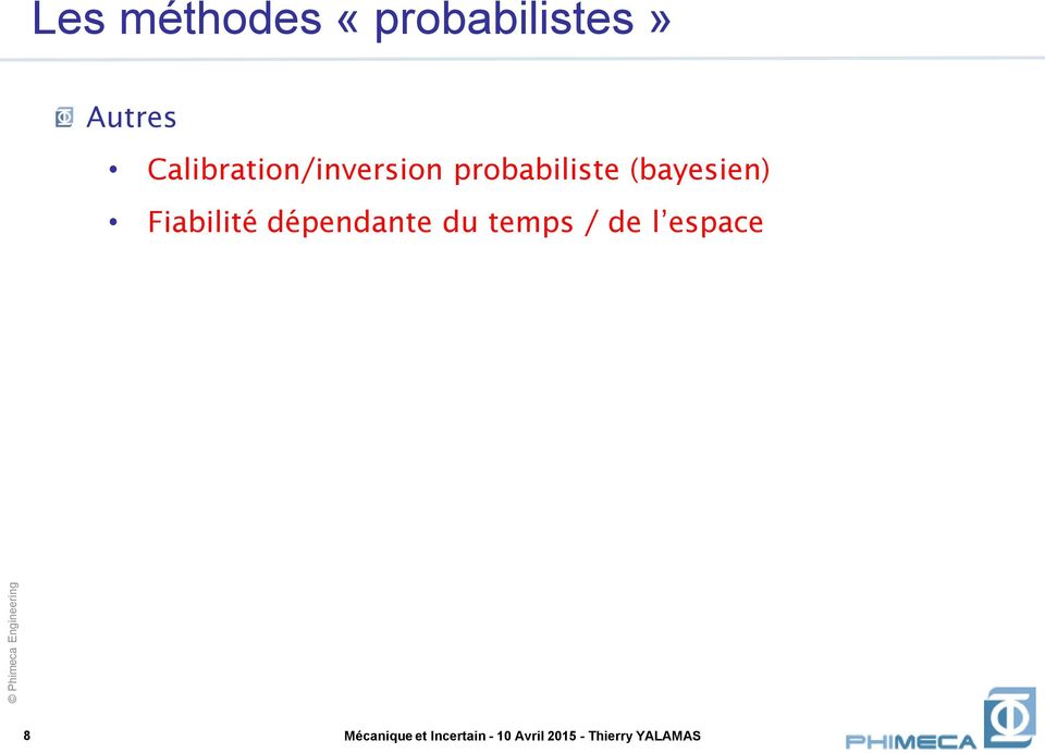probabiliste (bayesien)