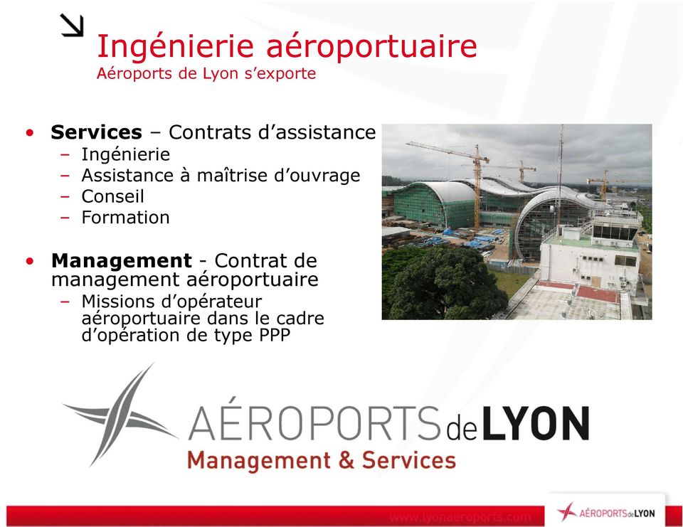 Conseil Formation Management - Contrat de management aéroportuaire