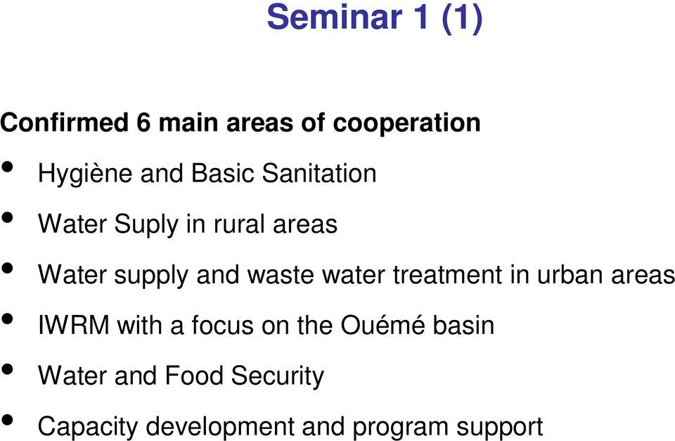 waste water treatment in urban areas IWRM with a focus on the