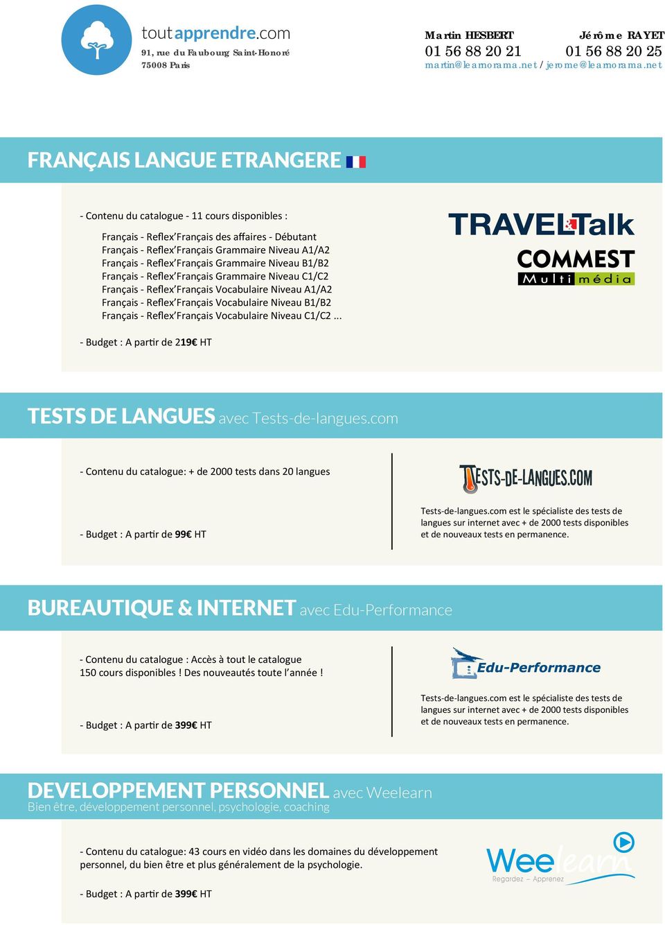 Reflex Français Vocabulaire Niveau C1/C2... - Budget : A partir de 219 HT TESTS DE LANGUES avec Tests-de-langues.