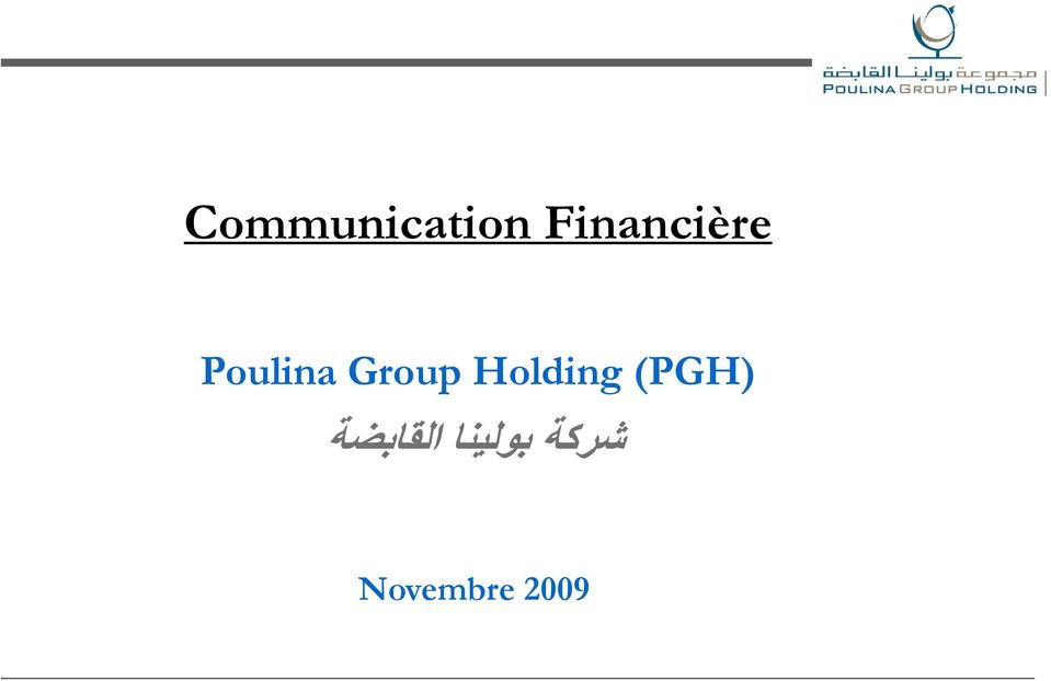 Group Holding (PGH)