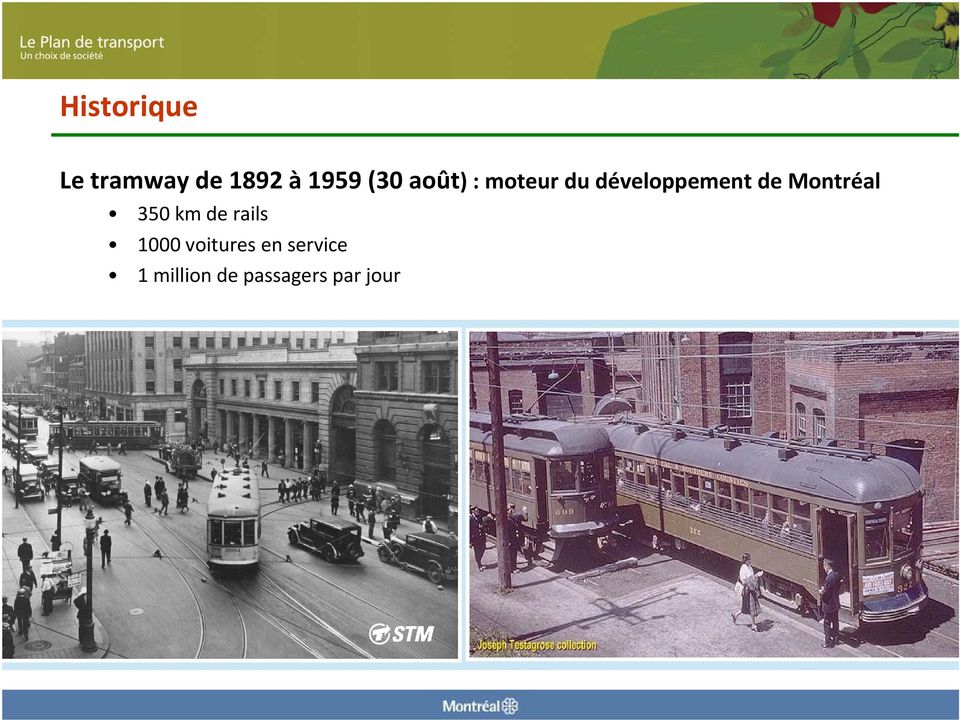Montréal 350 km de rails 1000 voitures