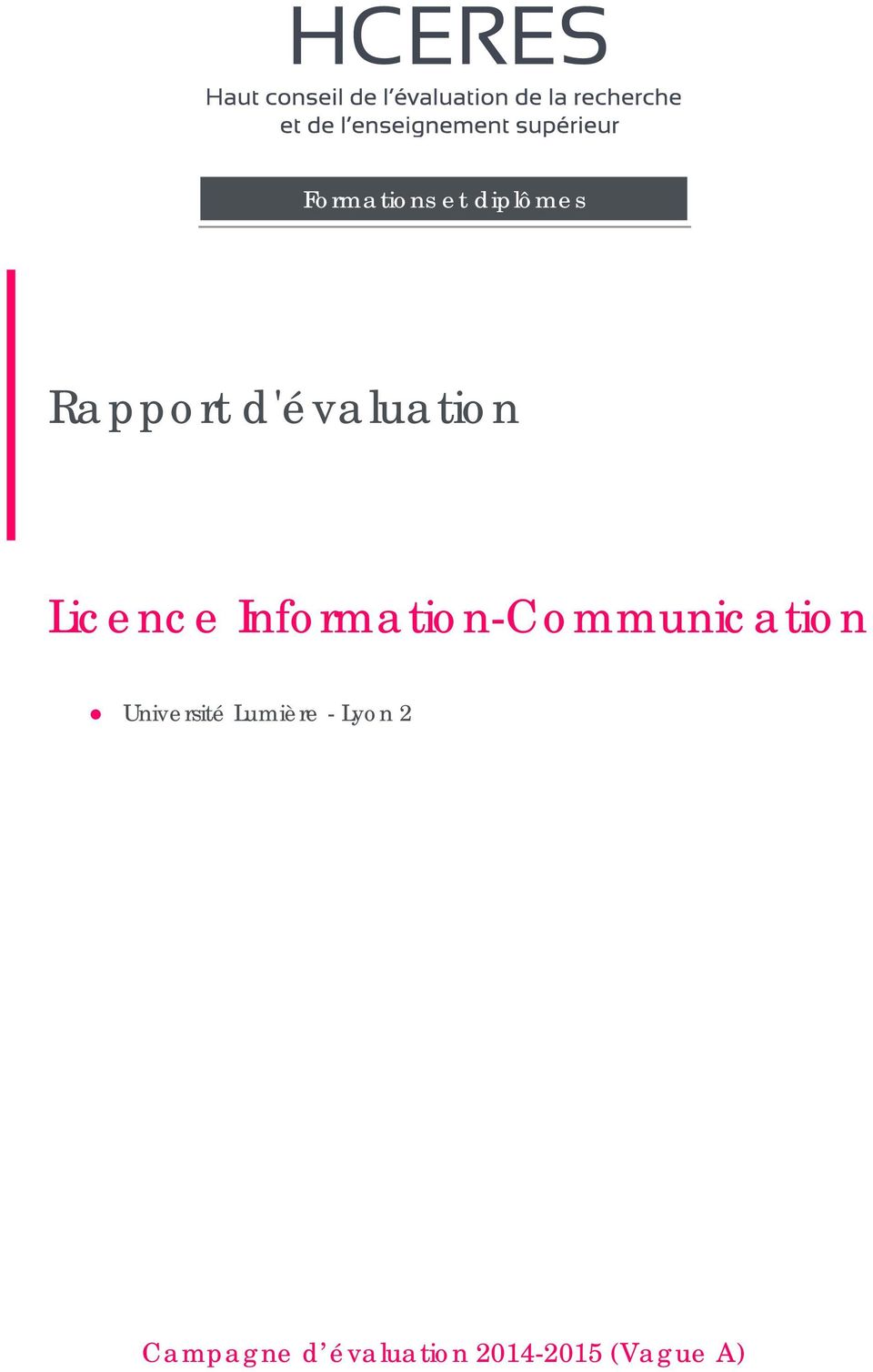 Information-Communication Université